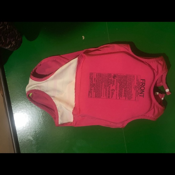 Floater girls swim suit small size  5-6 like new - Picture 5 of 9